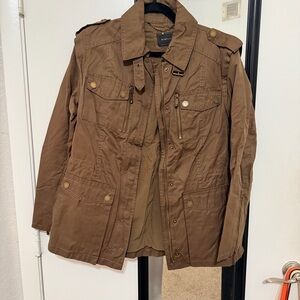 BCBGMaxAzria Women's Brown Utility Jacket